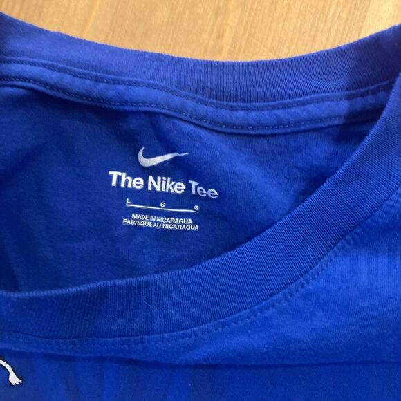 Nike Duke University Basketball Thanks Coach K T Shirt Tee Large Blue - Picture 3 of 9